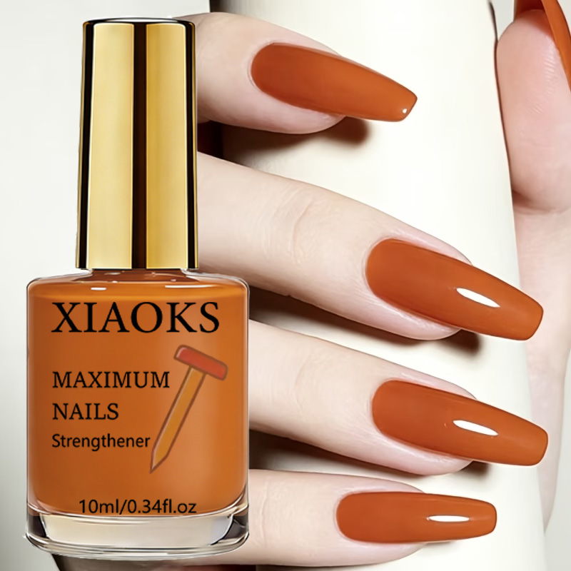 Nail Art Home Service - Óleo Fortalecedor de Unhas Caramelo Laranja