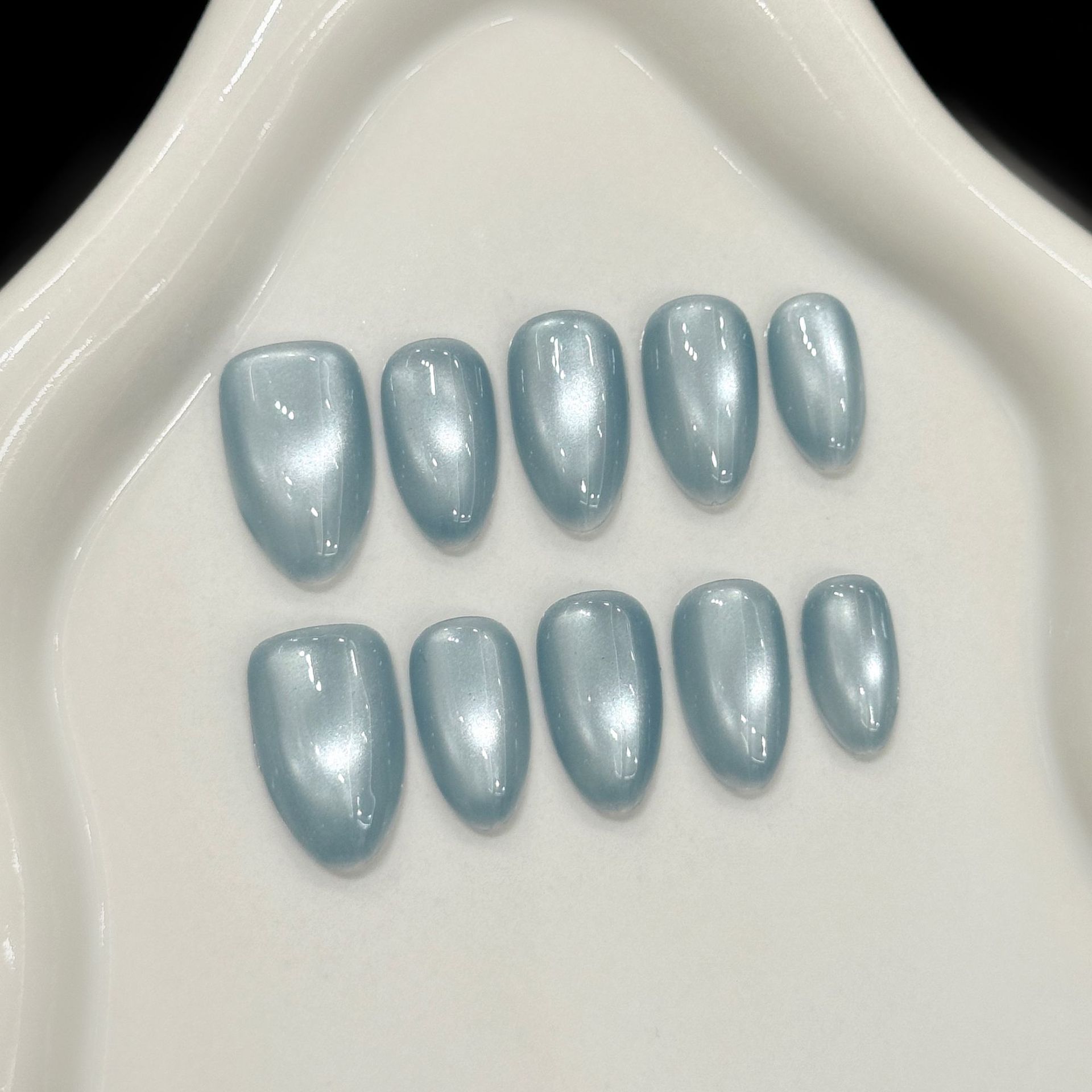 Nail Art French Nails - 10 Peças de Unhas Falsas em