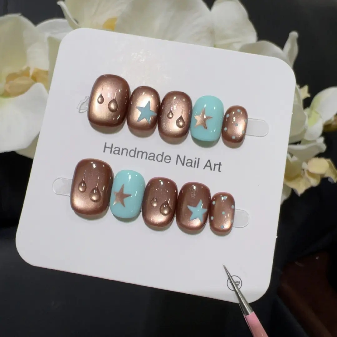 Nail Art French Nails - 10 peças de alta qualidade pequenas
