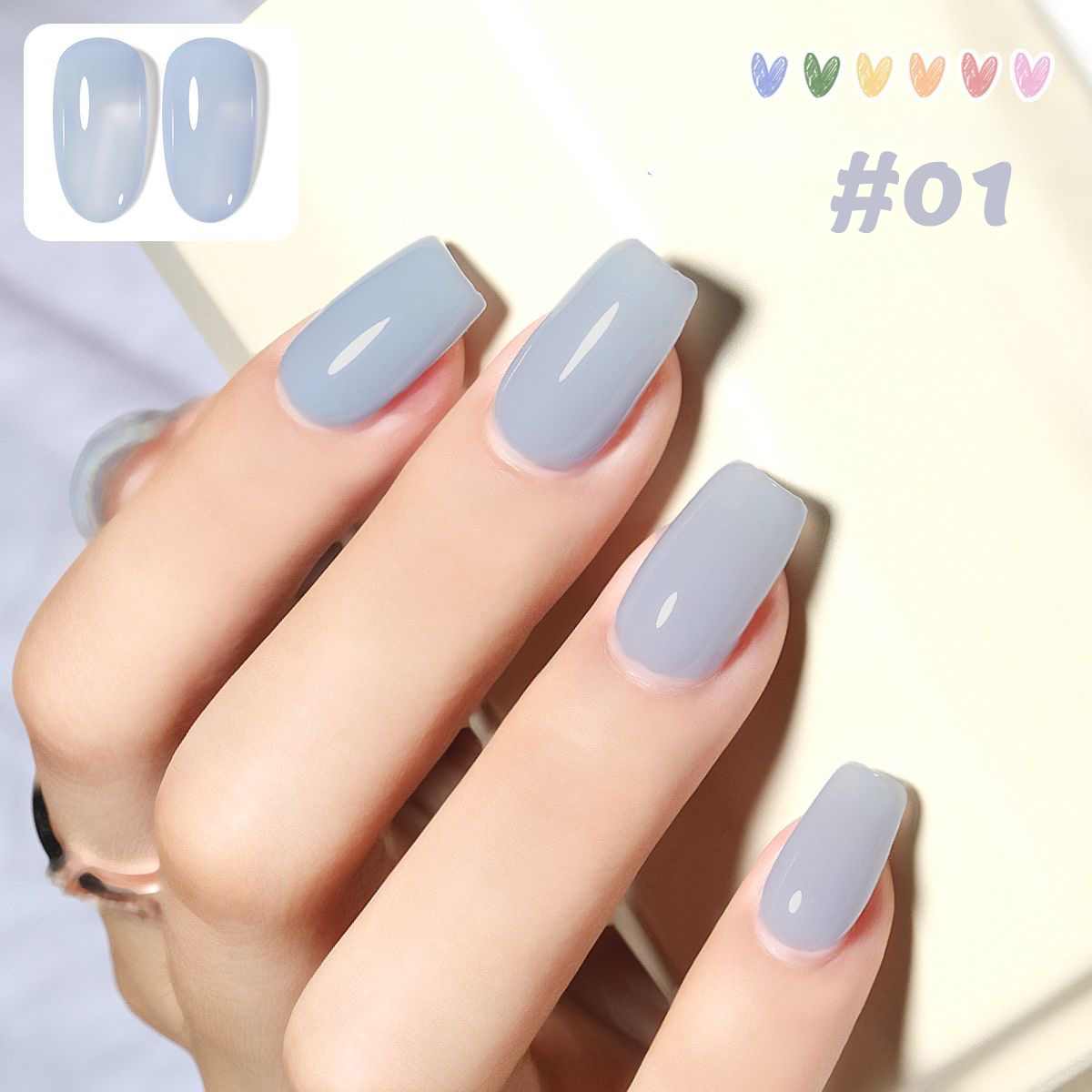 Nail Art Ice Blue - MIANEL 12ML 2026 Novo Esmalte em