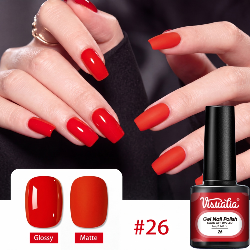 Nail Art Gel Polos - Visuatia 7ml gel de fototerapia de
