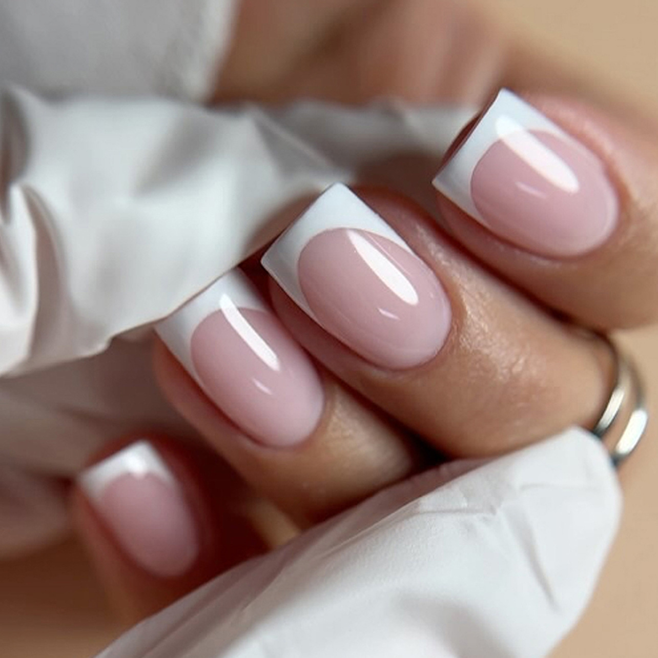 24 pçs curto quadrado artesana - Nail Art French Nails avaliação e preço