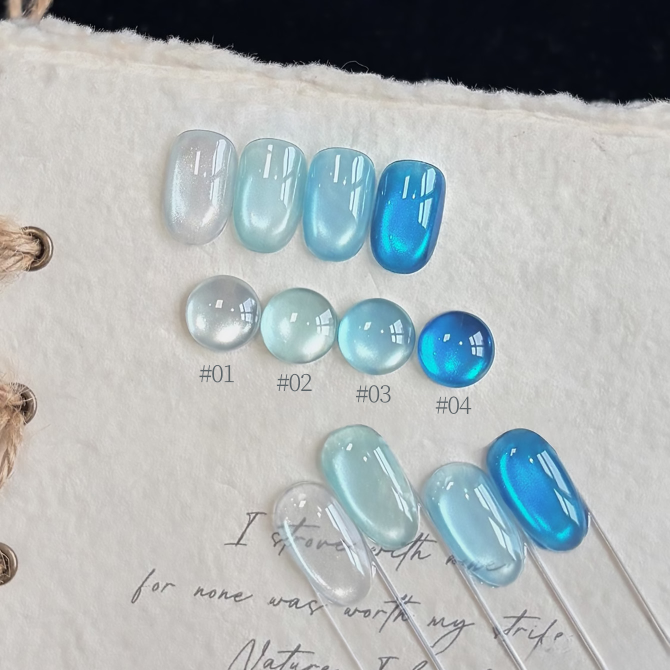 1 unidade de Esmalte em Gel Ol - Nail Art Ice Blue avaliação e preço