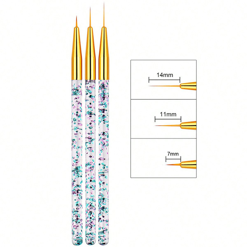 3 pçs listra francesa arte do  - Nail Art French Nails avaliação e preço