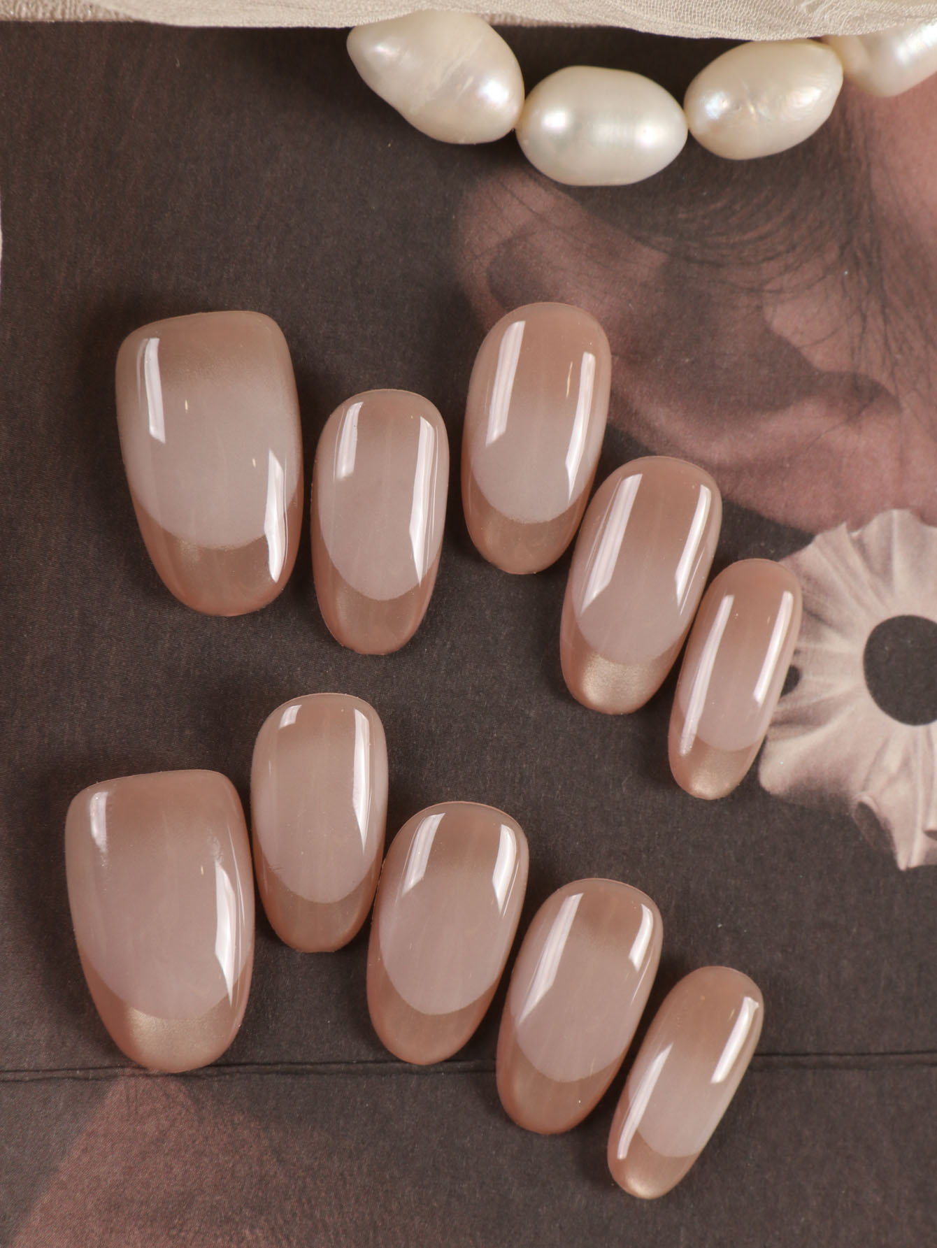 10 Unidades de Unhas Postiças  - Nail Art French Nails avaliação e preço