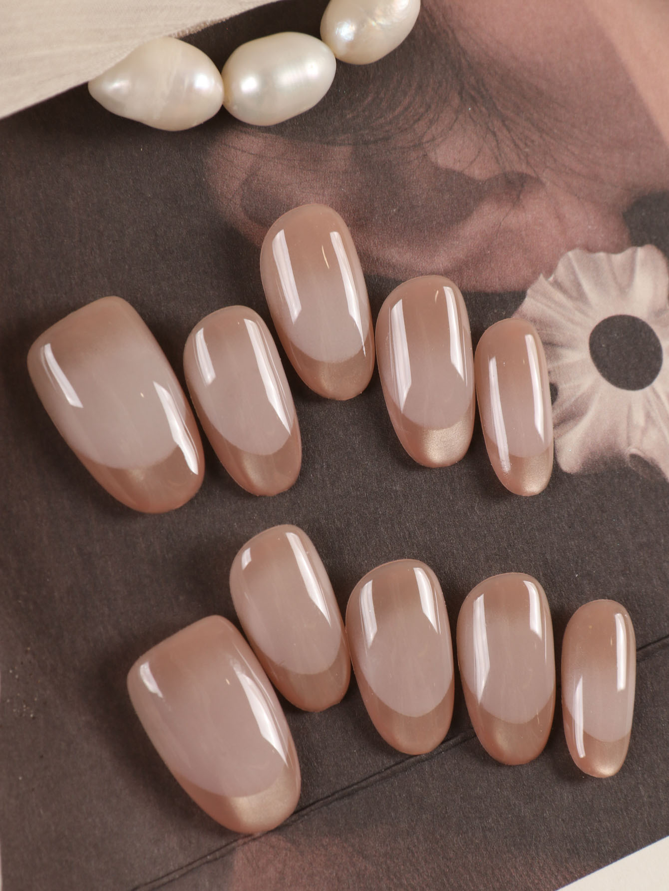 10 Unidades de Unhas Postiças  - Nail Art French Nails avaliação e preço