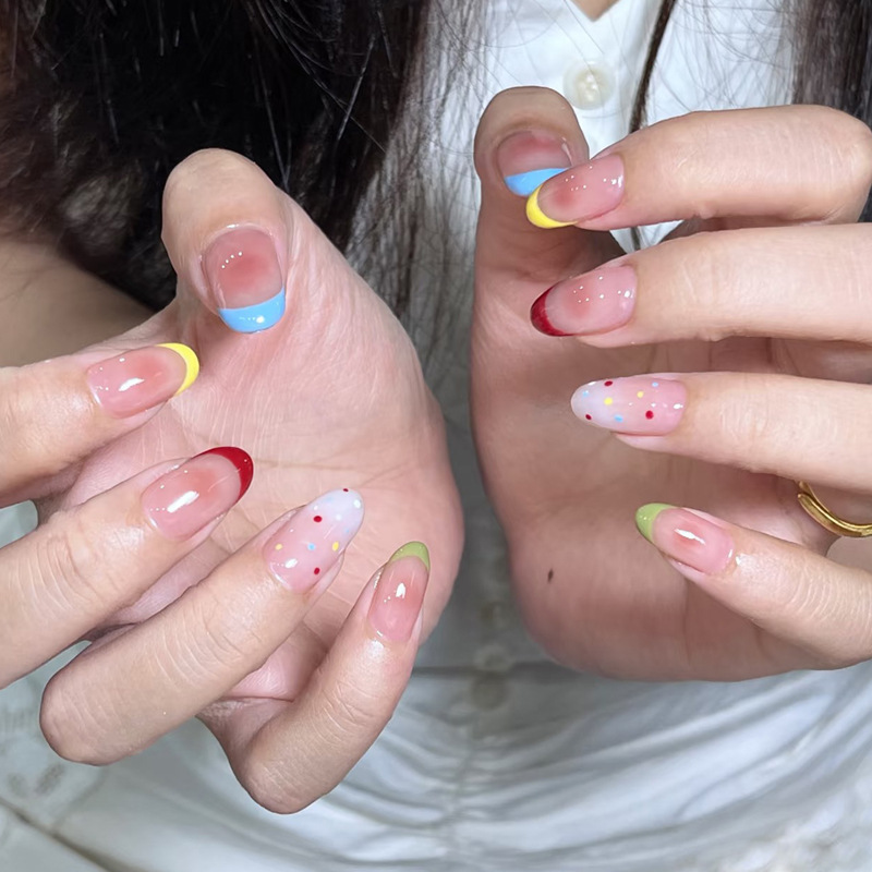 Conjunto de 24 Unhas Postiças  - Nail Art French Nails avaliação e preço