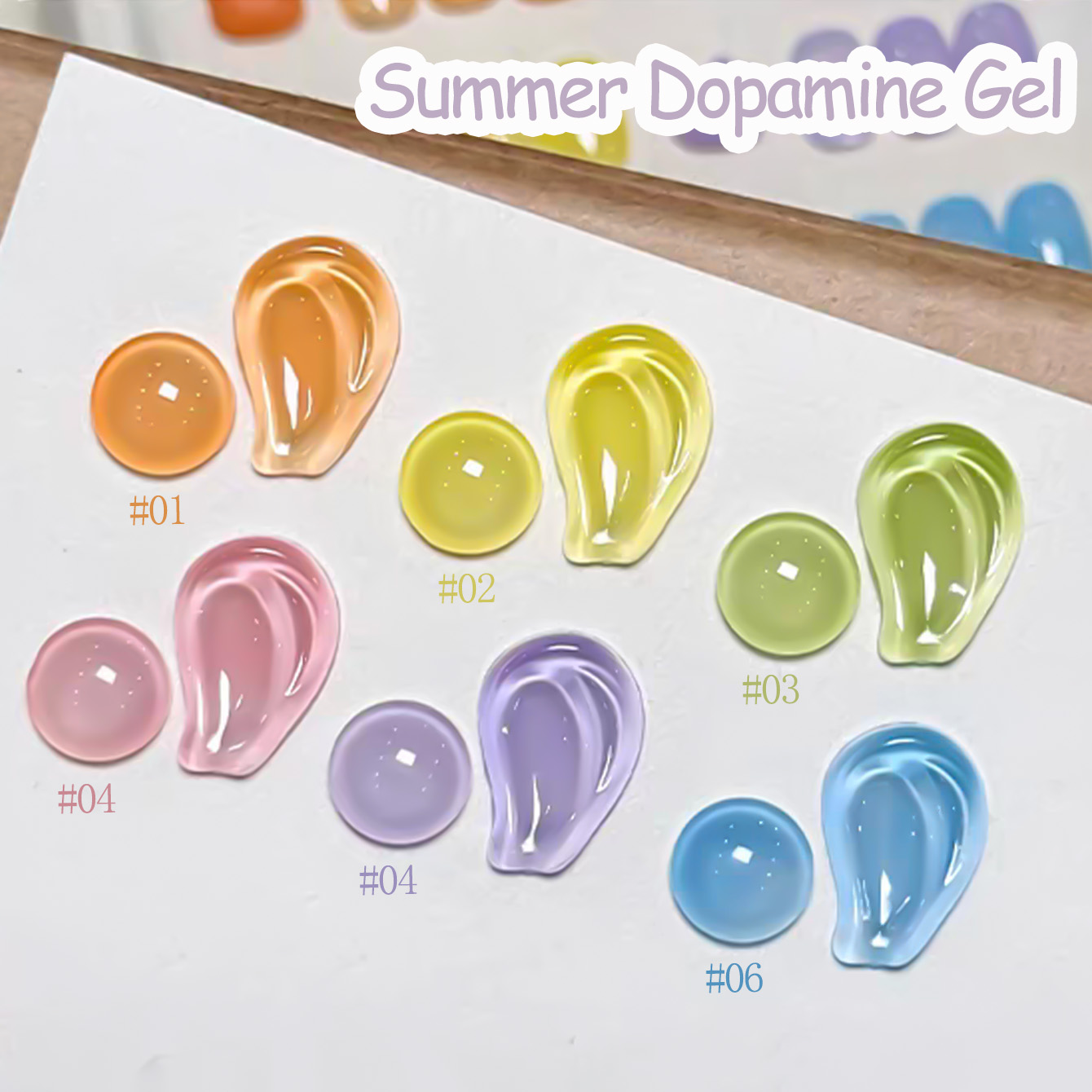 SHAKA 1-6 peças 2026 Verão Pop - Nail Art Ice Blue avaliação e preço