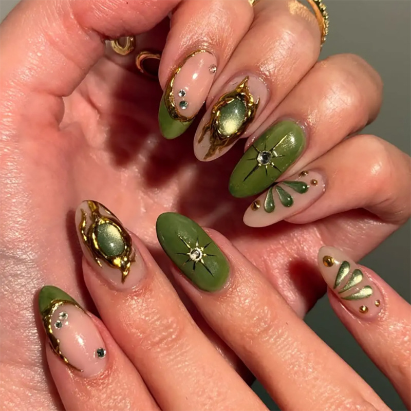 24 Unidades de Unhas Postiças  - Nail Art French Nails avaliação e preço
