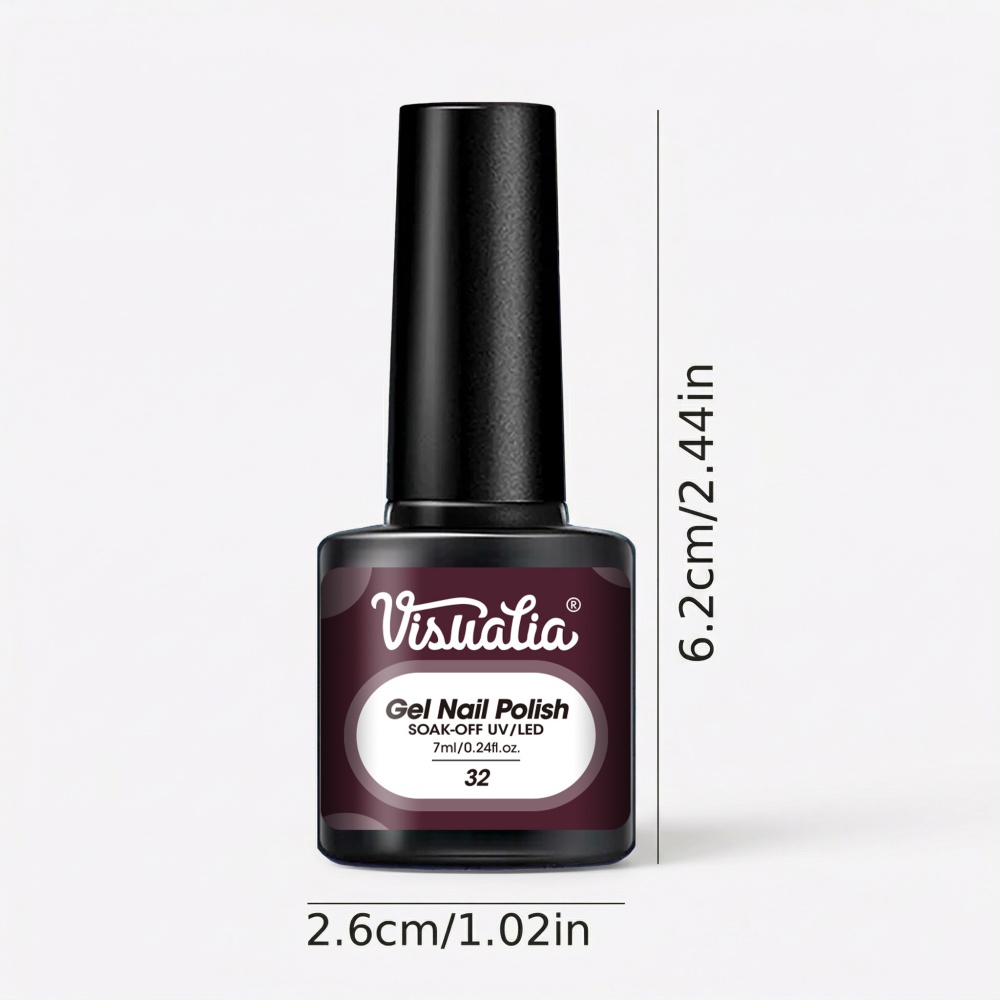 Visuatia Gel para Unhas Vermel - Nail Art Gel Polos avaliação e preço