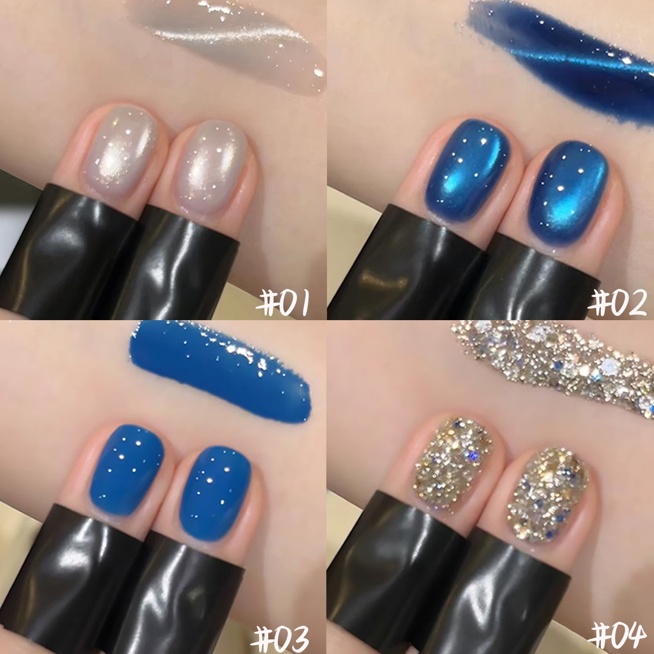 1 unidade PSK Esmalte em Gel P - Nail Art Ice Blue avaliação e preço