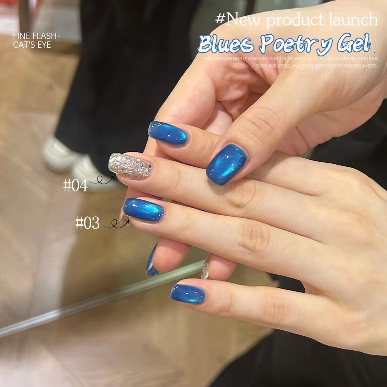 1 unidade PSK Esmalte em Gel P - Nail Art Ice Blue avaliação e preço