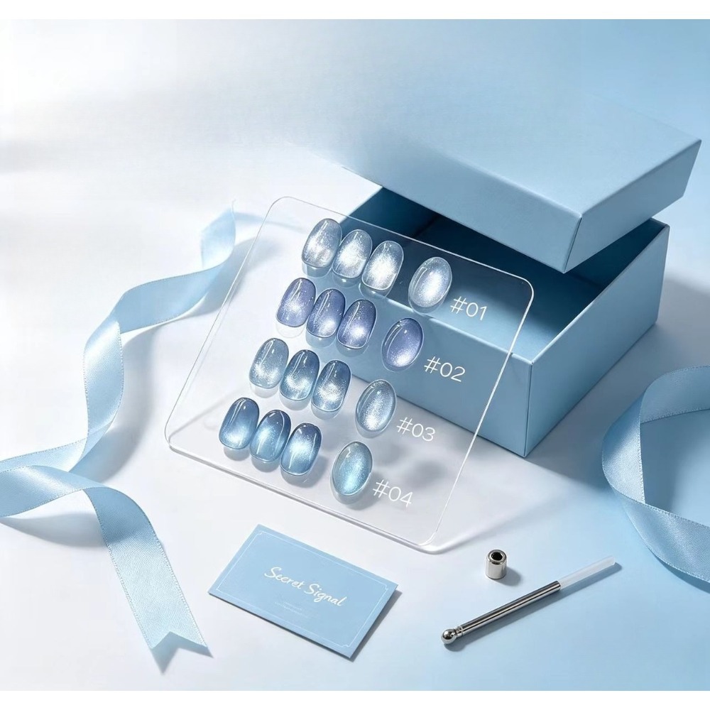 Ímã de presente + pincel, Gel  - Nail Art Ice Blue avaliação e preço