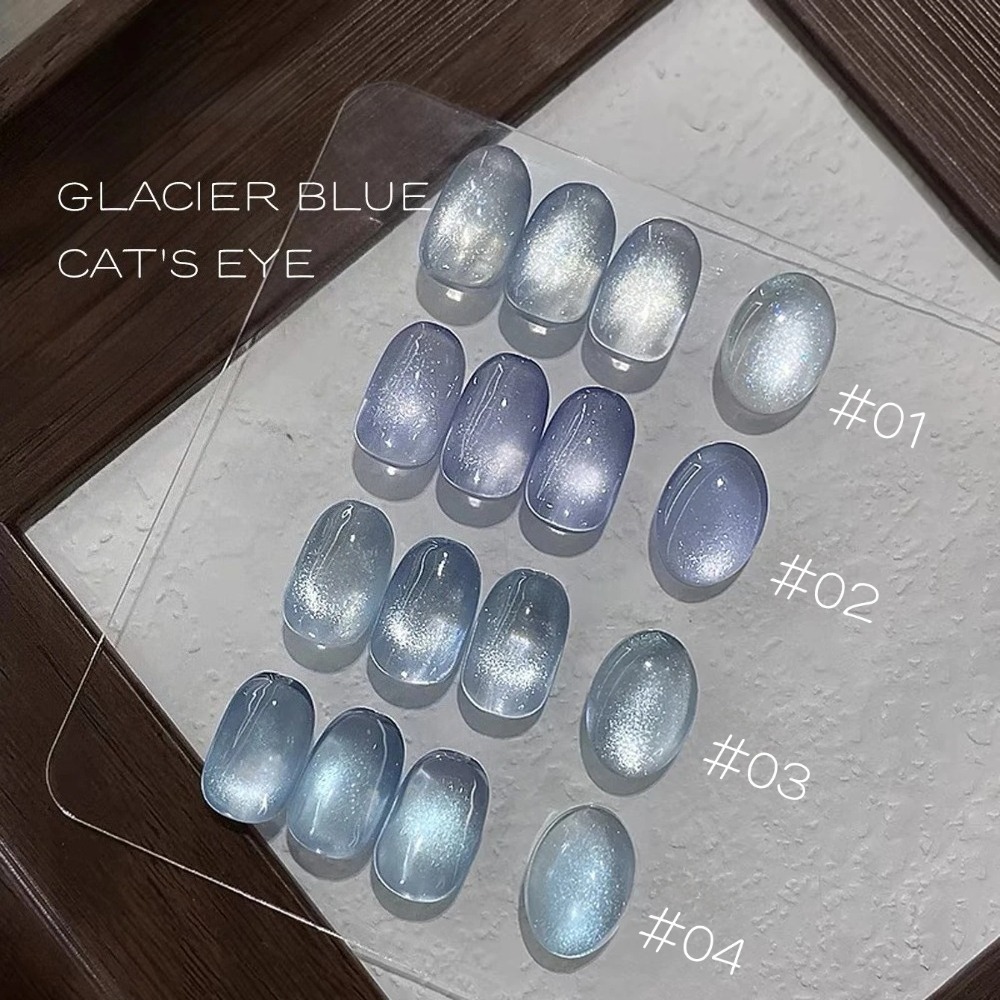 Ímã de presente + pincel, Gel  - Nail Art Ice Blue avaliação e preço