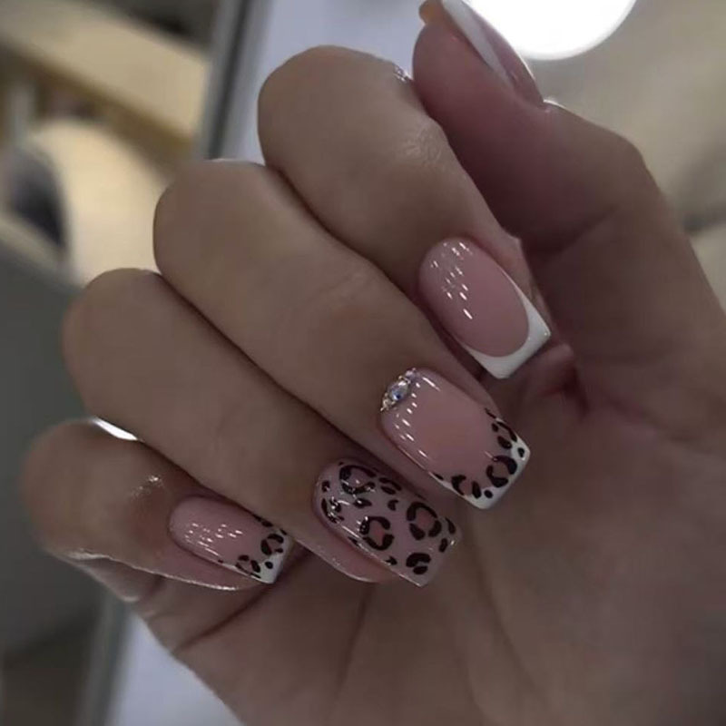 24 pçs terminado unhas falsas  - Nail Art French Nails avaliação e preço