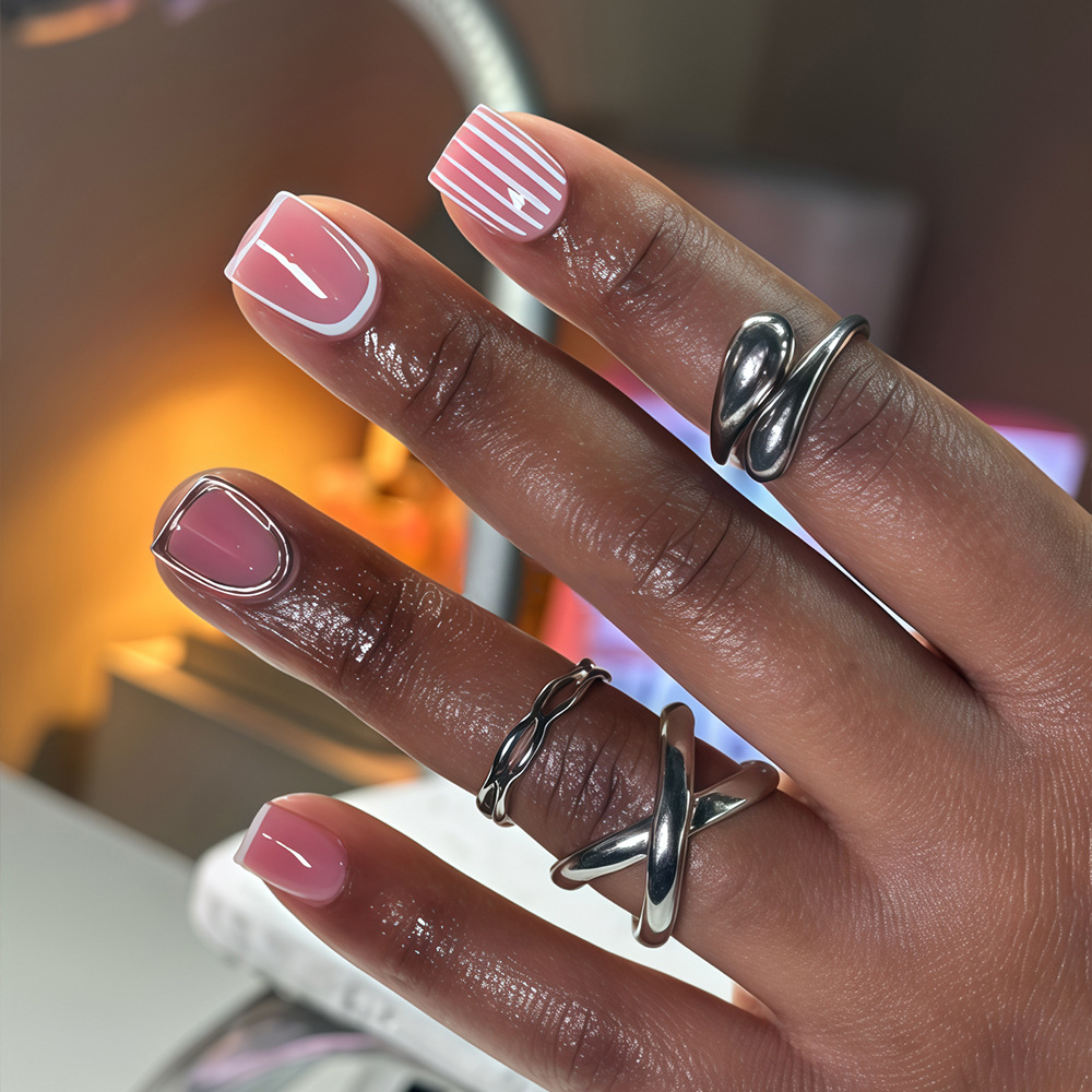 24 Peças de Adesivos de Unha D - Nail Art French Nails avaliação e preço