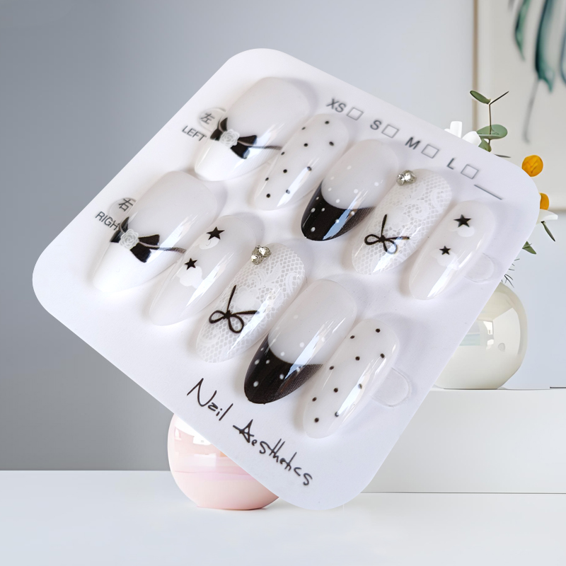 10 pçs estilo francês bolinhas - Nail Art French Nails avaliação e preço