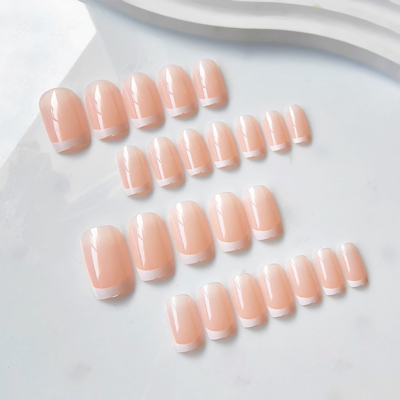 Atacado: Kit com 24 Unhas Post - Nail Art French Nails avaliação e preço