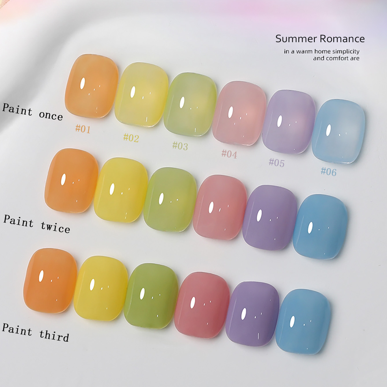 1-6 peças PSK Novo Esmalte em  - Nail Art Ice Blue avaliação e preço