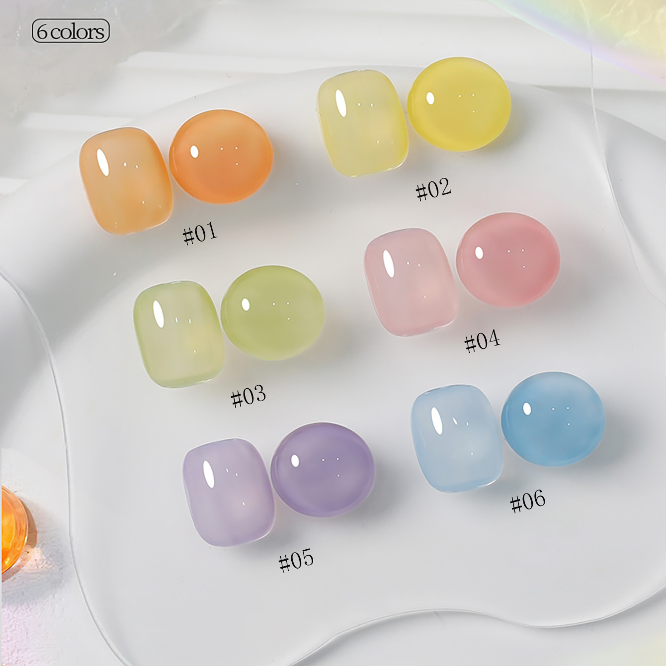 1-6 peças PSK Novo Esmalte em  - Nail Art Ice Blue avaliação e preço