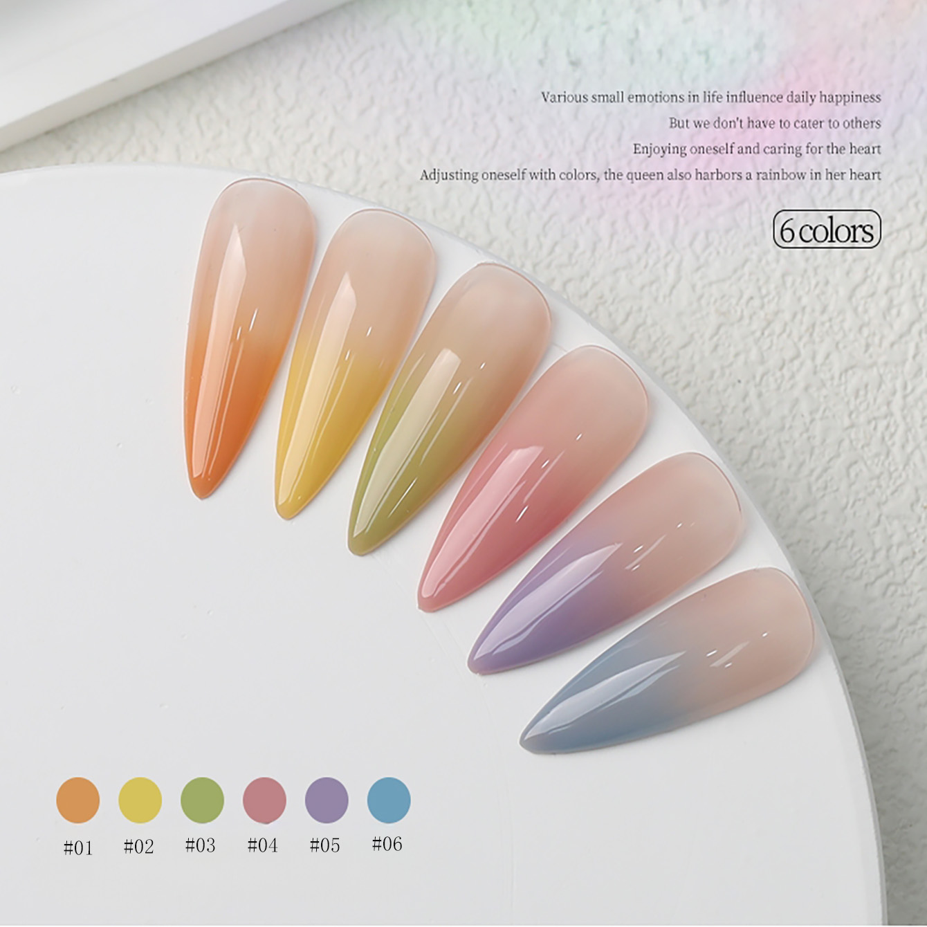 1-6 peças PSK Novo Esmalte em  - Nail Art Ice Blue avaliação e preço