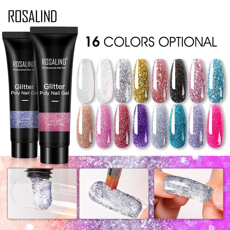Rosalind glitter lantejoulas p - Nail Art Gel Polos avaliação e preço
