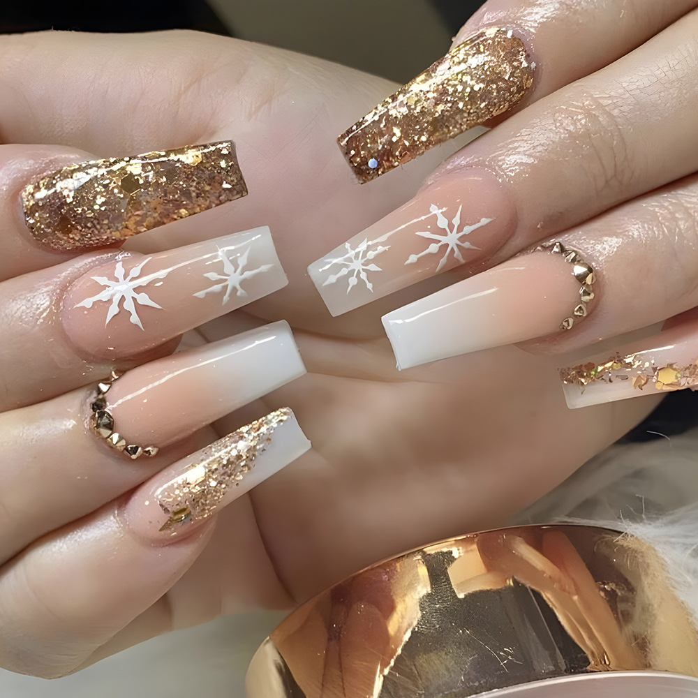 24 pçs flor imprensa em unhas  - Nail Art French Nails avaliação e preço